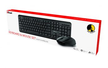 Set teclado y mouse Trust ODY - Negro