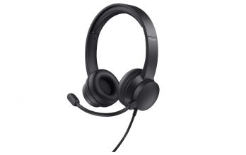 Headset USB on-ear Trust HS-200 - Negro